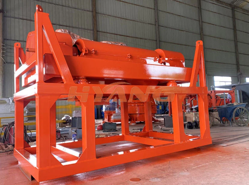 Decanter centrifuge for oil and gas