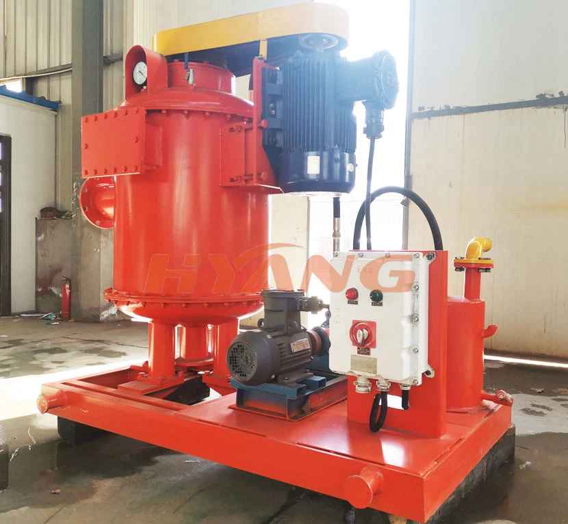 Vacuum degasser for oil and gas Vacuum degasser for oil and gas